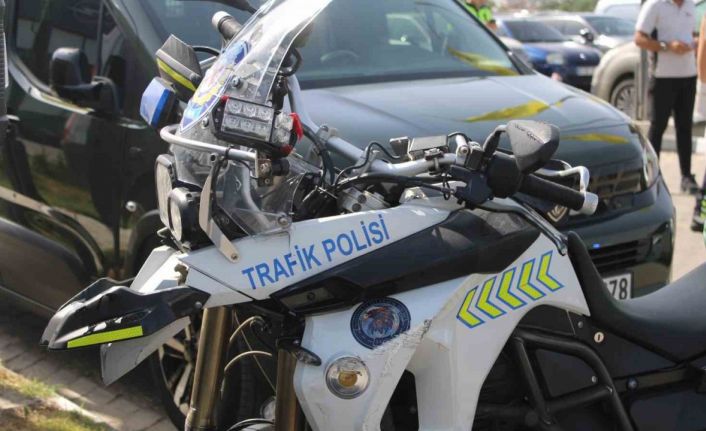 Aydın’daki kazada polis memuru yaralandı