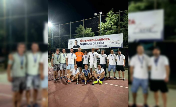 Babalar Günü’nde Tenis turnuvası sona erdi