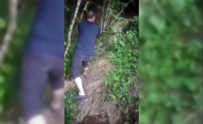 Bahçesini sulamak için içme suyu hattını deldi