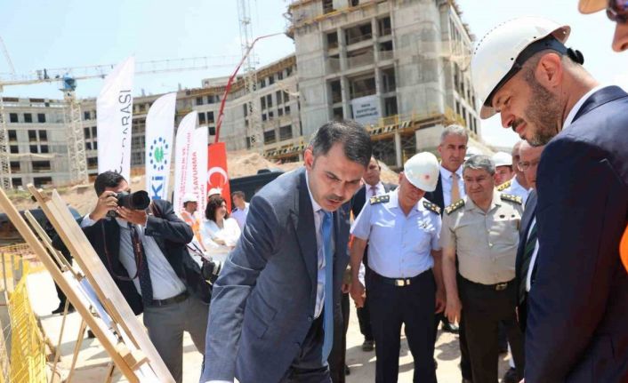 Bakan Kurum ve Bakan Güler’den Ay Yıldız Yerleşkesi’nde inceleme