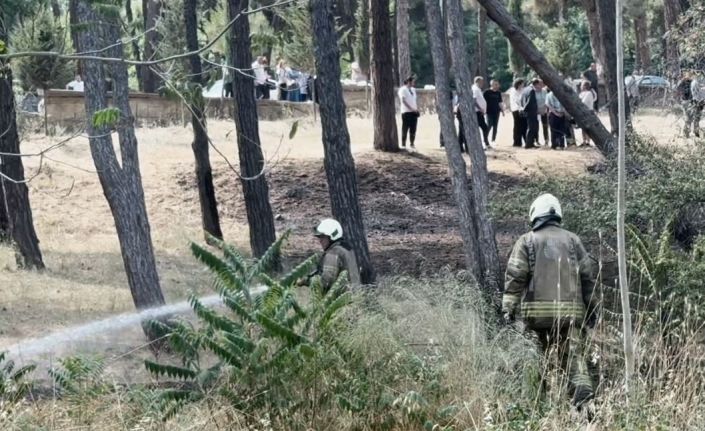 Bakırköy Ruh ve Sinir Hastalıkları Hastanesi bahçesinde yangın