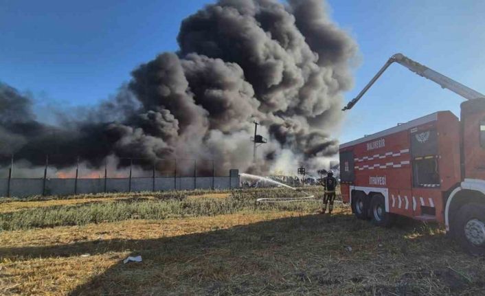 Balıkesir itfaiyesinden Manisa ve İzmir yangınlarına destek