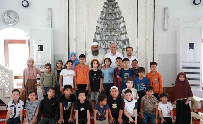 Başkan Arslan’dan Kur’an kursu öğrencilerine ziyaret