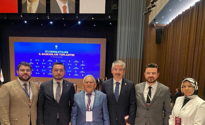 Başkan Büyükkılıç; AK Parti Genişletilmiş İl Başkanları Toplantısı’na katıldı