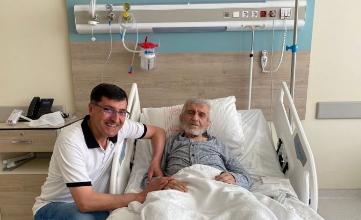 Başkan Kahveci’den Süleyman Canan’a geçmiş olsun ziyareti