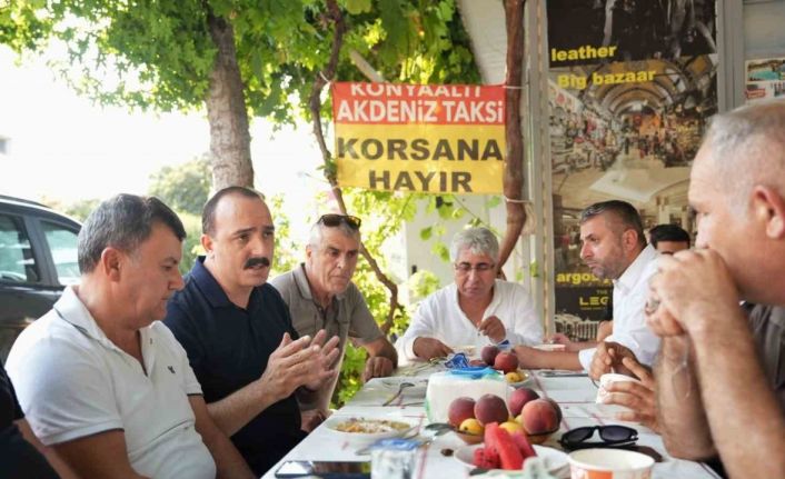 Başkan Kotan taksici esnafına konuk oldu