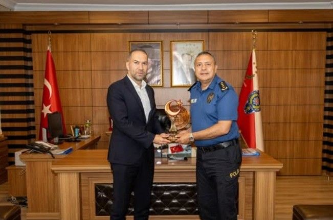 Başkan Özdemir’den Emniyet Müdürü Yılmaz’a ziyaret