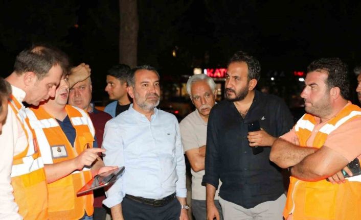 Başkan Şerifoğulları, kavşak çalışmasını inceledi