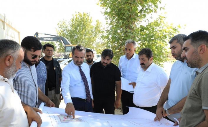 Başkan Şerifoğulları saha çalışmalarını yerinde inceledi