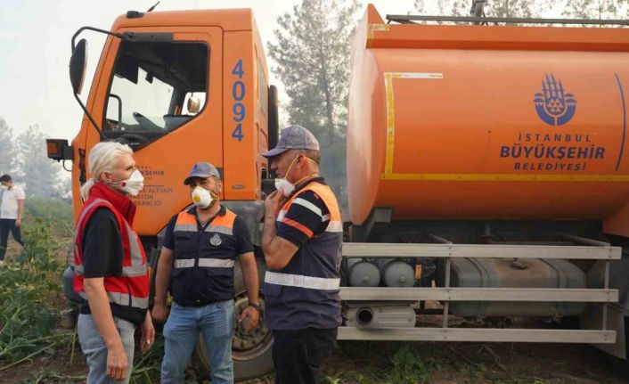 Başkan Subaşı’nın yangınla mücadeledeki gayreti taktir topladı