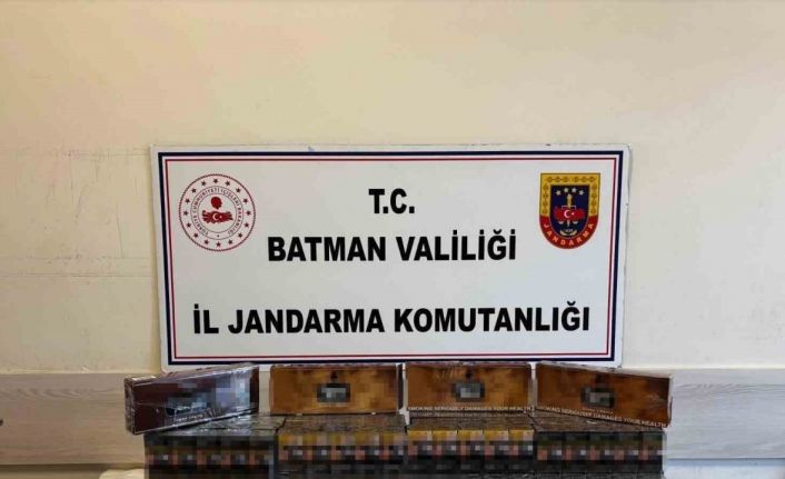 Batman’da 784 paket kaçak sigara ele geçirildi