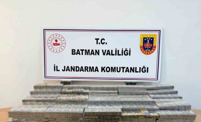 Batman’da bandrolsüz sigara ele geçirildi