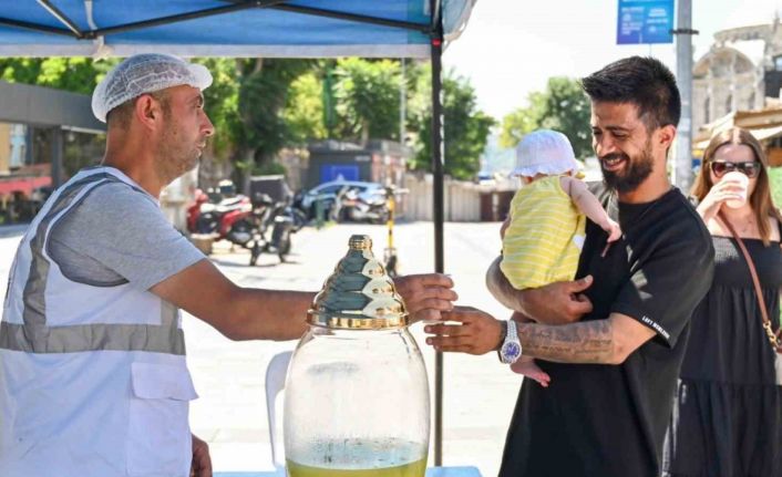 Beşiktaş’ta sıcak havalara karşı serinleme noktaları kuruldu