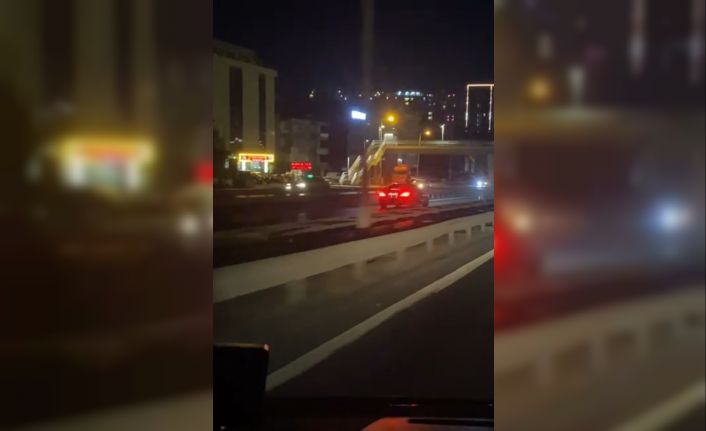 Beylikdüzü’nde ters yöne giren sürücü trafiği tehlikeye attı