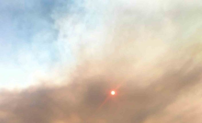 Bilecik yangınının dumanı Eskişehir’e ulaştı