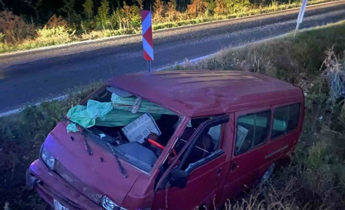 Bilecik’te dere yatağına uçan aracın sürücüsü yaralandı