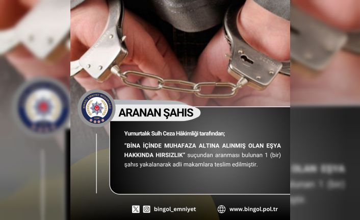 Bingöl’de aranan 4 şüpheli yakalandı
