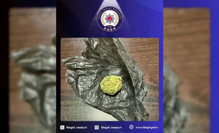 Bingöl’de polisin uyuşturucuyla mücadelesi sürüyor