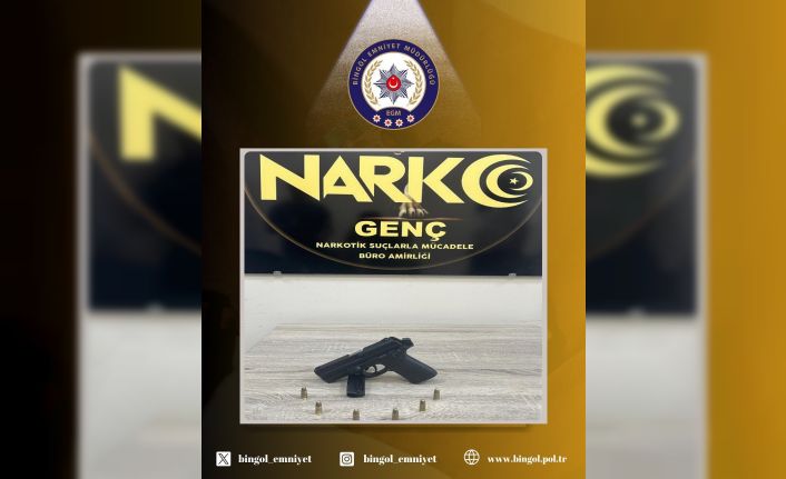 Bingöl’de ruhsatsız silah ele geçirildi