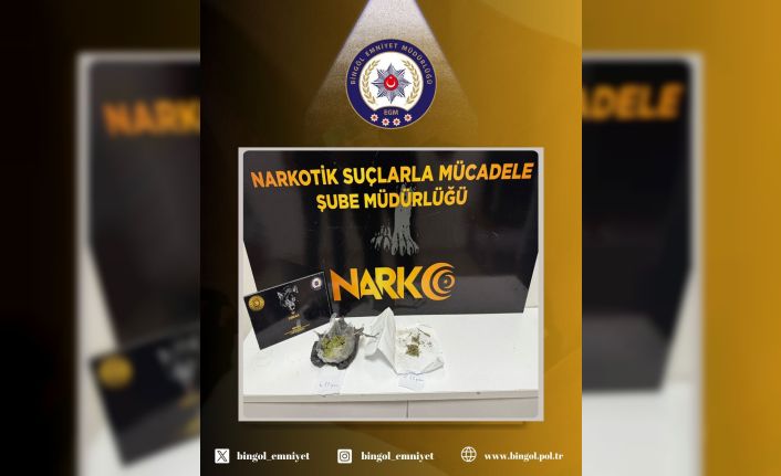 Bingöl’de uyuşturucu operasyonu: 2 şüpheli yakalandı