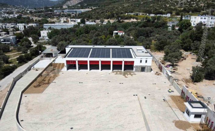 Bodrum itfaiye binası tamamlandı