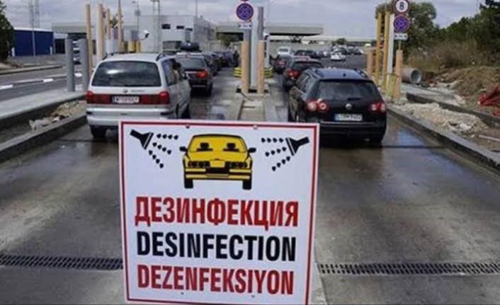 Bulgaristan’a açılan sınır kapılarında dezenfeksiyon ücreti kaldırıldı