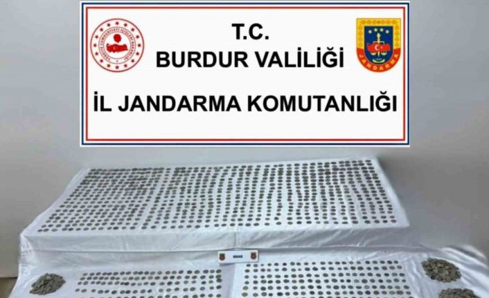 Burdur’da 6 bin 310 sikke ele geçirildi