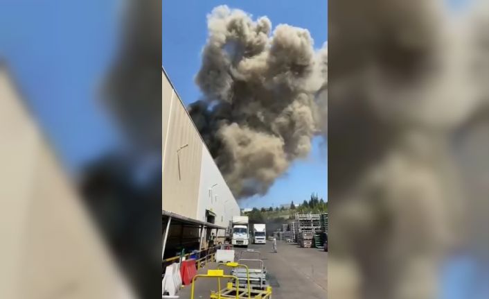 Bursa’da fabrika yangını