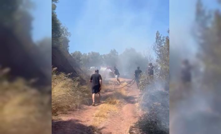 Bursa’da korkutan orman yangını.