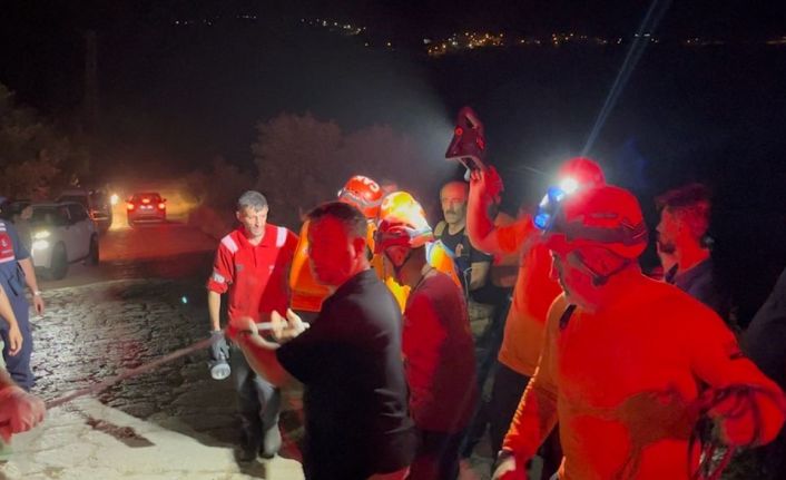 Bursa’daki yangına gönüllü geldi, uçurumda can verdi