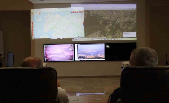 Çanakkale’de Yangın Harekat Koordinasyon Merkezi yangınlarına karşı teyakkuzda