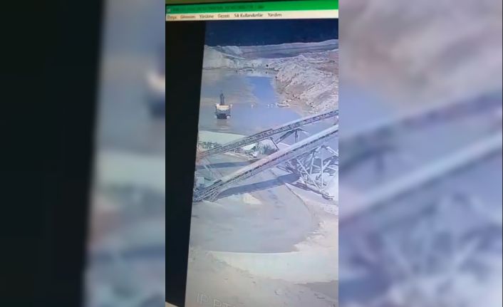 Çatalca’da kepçe operatörünün hayatını kaybettiği olayın görüntüleri ortaya çıktı