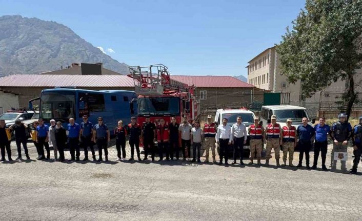 Cezaevinde deprem ve yangın tatbikatı