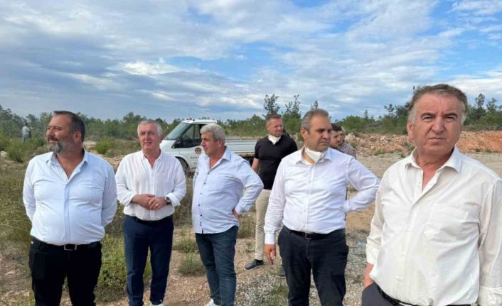 CHP heyeti yangın bölgesinde inceleme yaptı