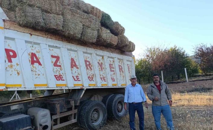 Çiftçilerden yangın bölgesine anlamlı destek