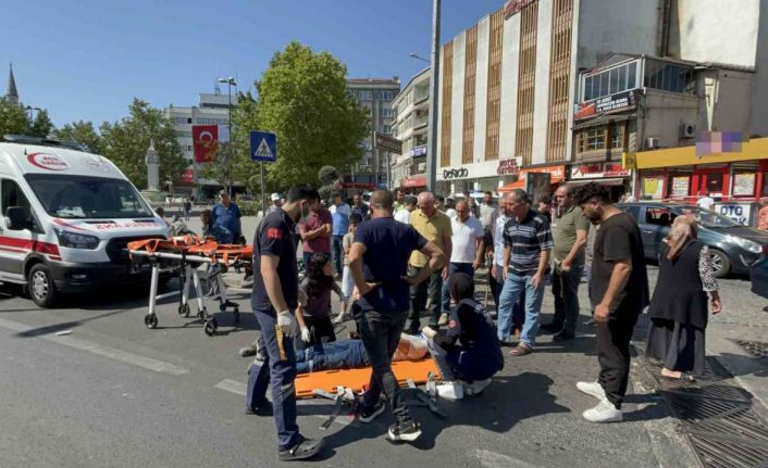 Çorlu’da trafik kazası: 1 yaralı