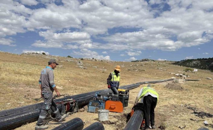 Çorum’da doğal kaynak su hattı yenileniyor