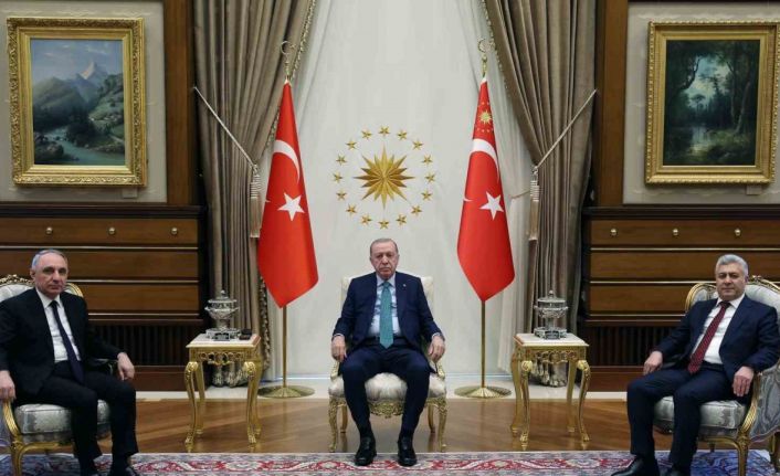 Cumhurbaşkanı Erdoğan, Azerbaycan Başsavcısı Kamran Aliyev’i kabul etti