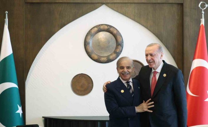 Cumhurbaşkanı Erdoğan, Pakistan Başbakanı Şerif ile görüştü