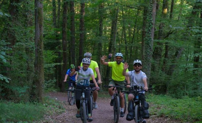 Dağ bisikleti tutkunları Ormanya’da buluştu