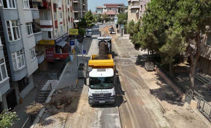 Darıca’daki Ali Arıcan Caddesi yenileniyor