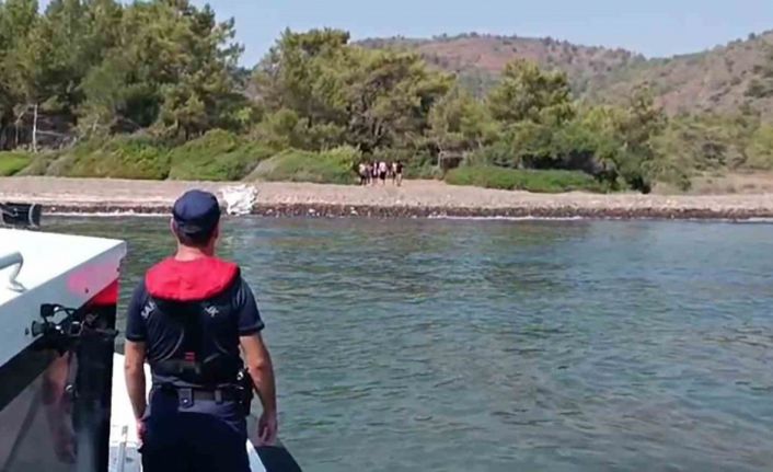 Datça’da karada 6 düzensiz göçmen yakalandı