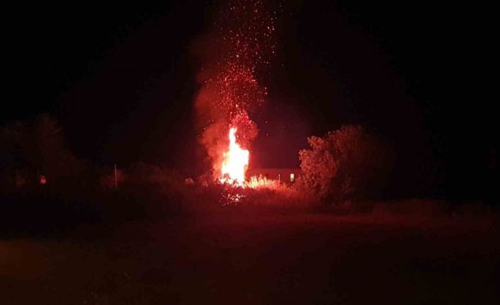 Datça’da otluk alandaki yangın büyümeden söndürüldü