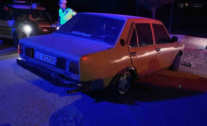 Dedesinden kalma otomobille polisten kaçan sürücü ehliyetsiz çıktı