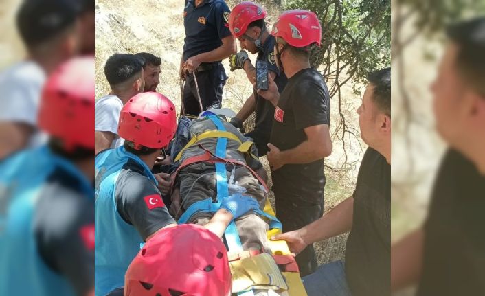 Dere kenarına düşen ve baygın halde bulunan yaşlı adam kurtarıldı