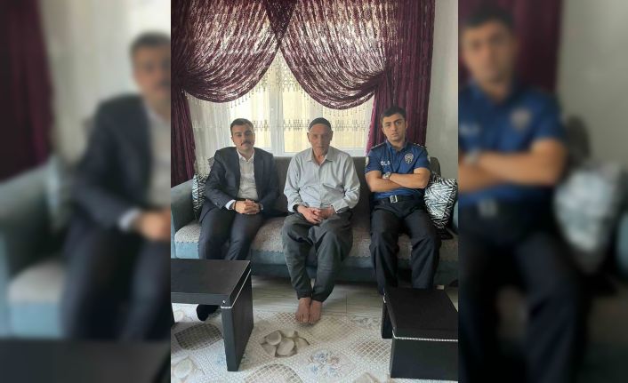 Dicle’de göreve başlayan Kaymakam Mustafa Atış’tan şehit ailesine ziyaret