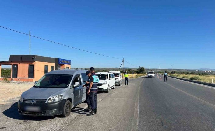 Didim’de havadan trafik denetimi