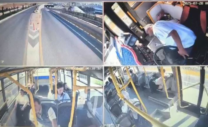 Direksiyon başında kalp krizi geçiren halk otobüsü şoförü hayatını kaybetti