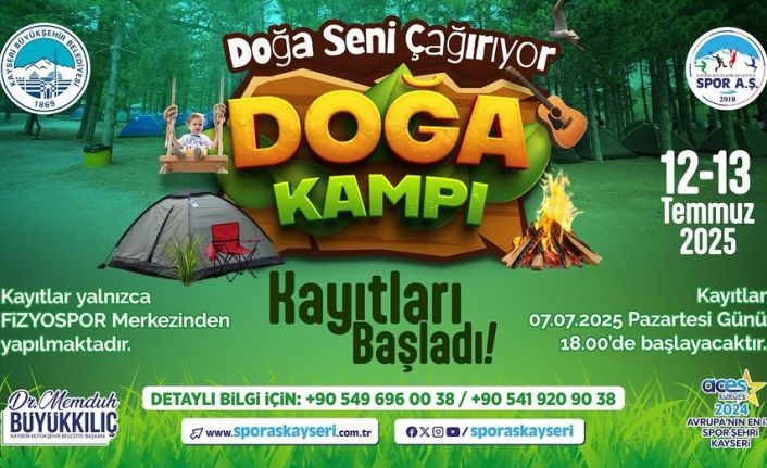 ’Doğa Seni Çağırıyor’ Doğa Kampı’na kayıtlar başladı