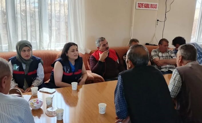 Doğubayazıt’ta çiftçilerle tarım sayımı konuşuldu